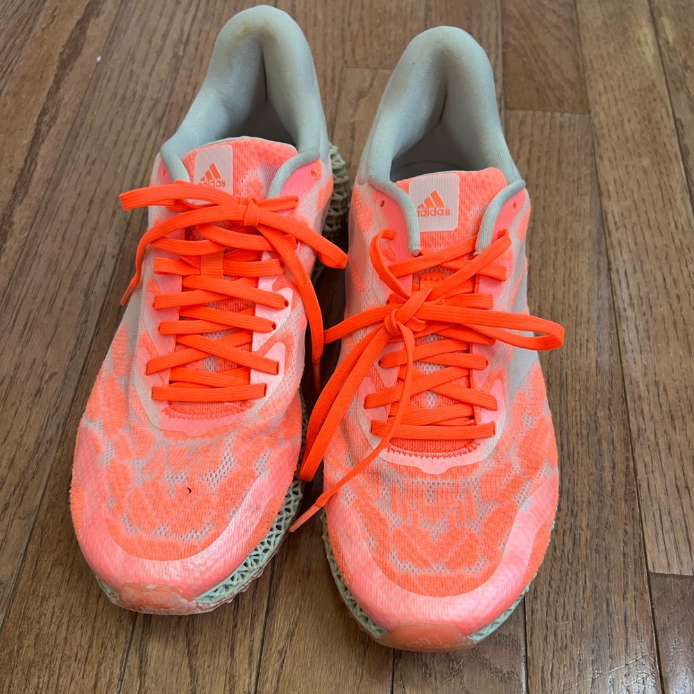 adidas 4d run 1.0 Women's Neon Orange Running Sneakers